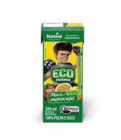 SUCO MISTO MAÇÃ E MARACUJA ORG 200ML