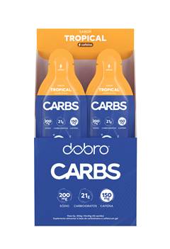 CARBS GEL DOBRO TROPICAL COM CAFEÍNA 30G