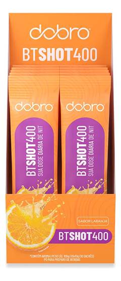 DOBRO BT NITR SHOT 400 SACHÊ LARANJA  10